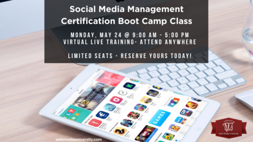 Social Media Management Boot Camp Training
